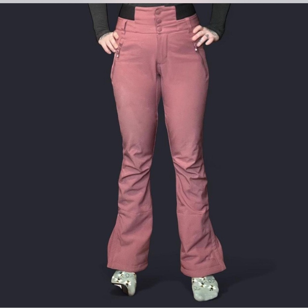 Women's Pink Flared Pants